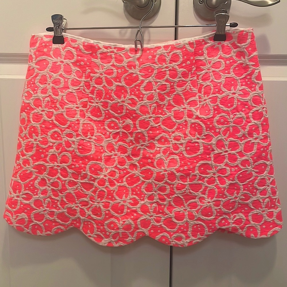 Lilly Pulitzer Skirt - Hot Pink, Floral, Size 6